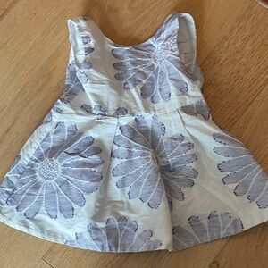 Kids Jacadi Size 3 Dress Floral Sleeveless Dress Like New